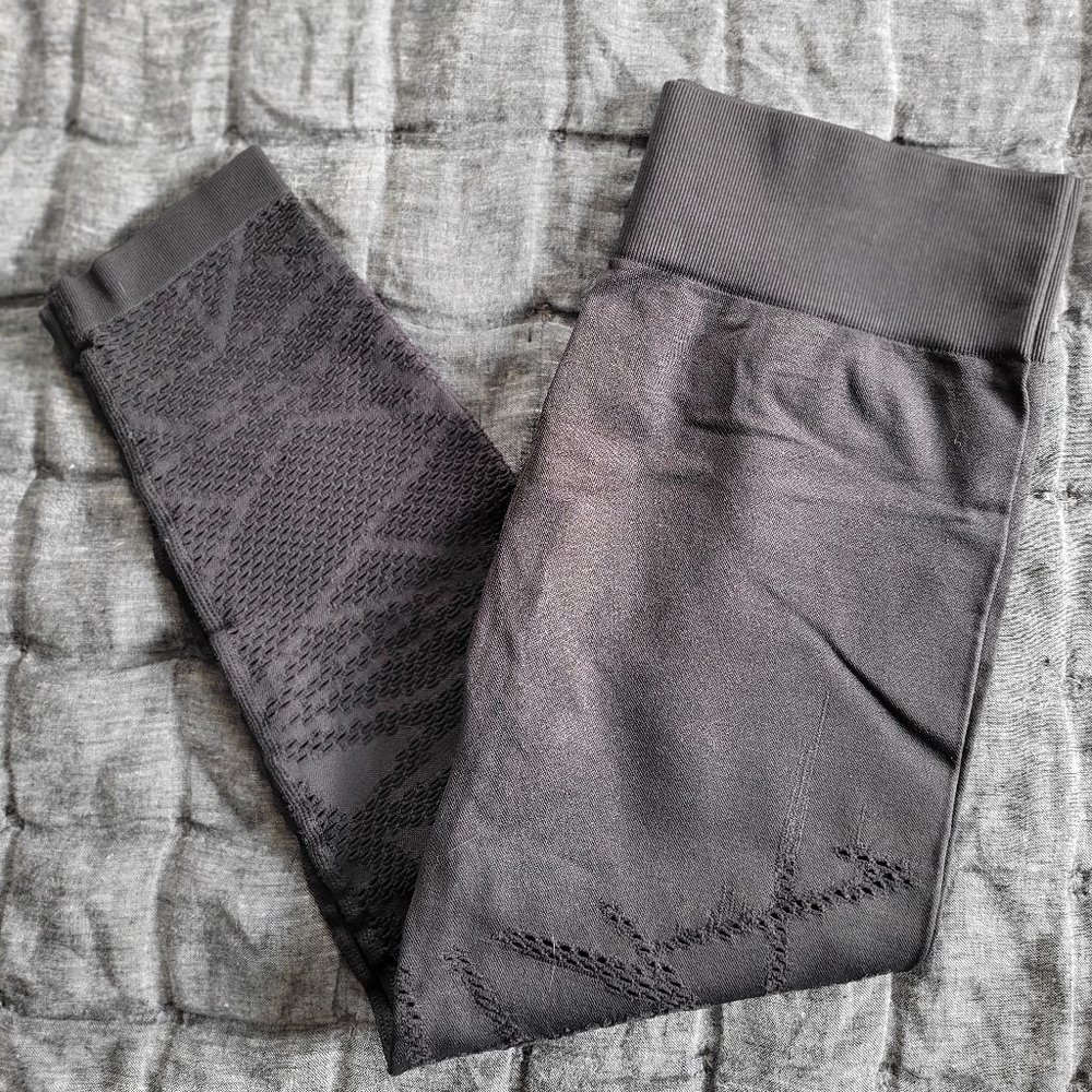 Fabletics Patterned Mesh Leggings - image 1